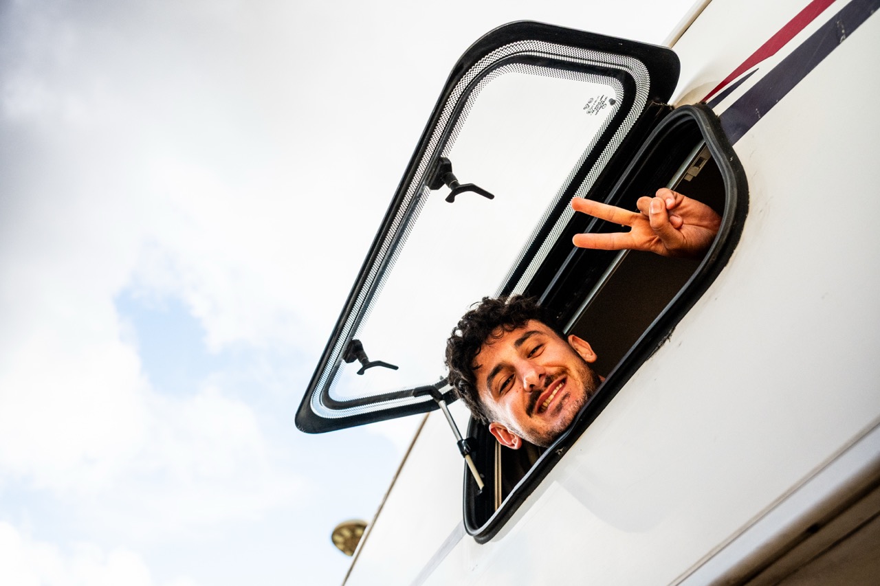 Vita in camper durante RunAround 2025